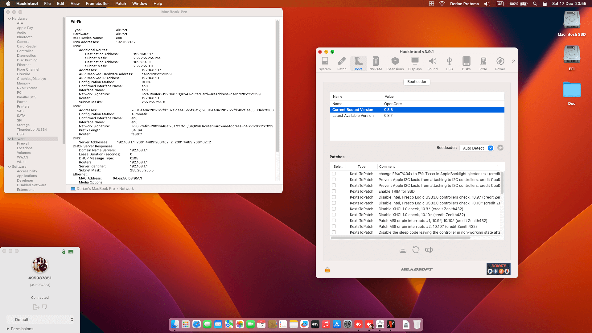 Asus VivoBook X412FL 5th [WhiskeyLake   Intel UHD 620   I2C]   OpenCore 8